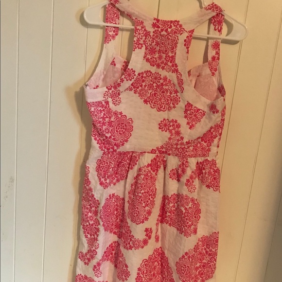 Tori Richards Dress Pink/White Floral Size: 6 - Picture 2 of 3